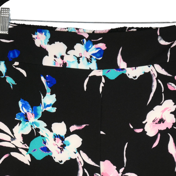 Lane Bryant Pants Womens 22 24 High Rise Wide Leg Floral Polka Dot Multicolor - Picture 3 of 13